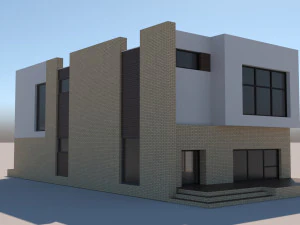 Modern Cottage 3D Model