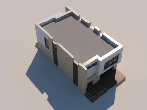 Modern Cottage 3D Model