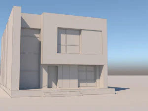 Modern Cottage 3D Model