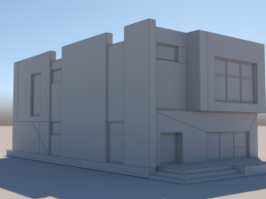 Modern Cottage Modèle 3D