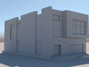 Modern Cottage 3D Model