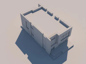 Modern Cottage 3D Model