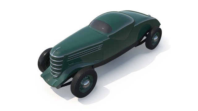 Gaz Gl1 Sport car 3D मॉडल .c4d .max .obj .3ds .fbx .stl .blend 
