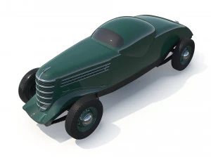 Gaz Gl1 スポーツカー 3Dモデル