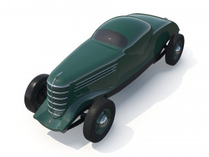 Gaz Gl1 Sport car 3D मॉडल