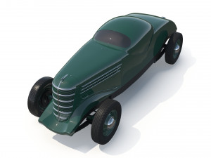 Gaz Gl1 Sport car 3D मॉडल