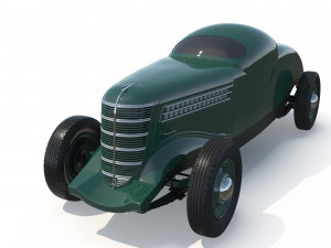 Gaz Gl1 Sport car 3D मॉडल