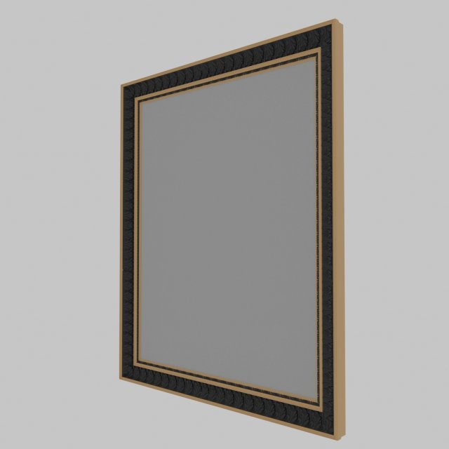 Classic Picture Frame for picture 100x80 cm Model 3D .c4d .max .obj .3ds .fbx .stl .blend 