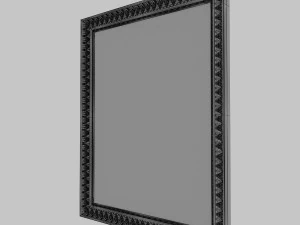 Classic Picture Frame for picture 100x80 cm 3D Model