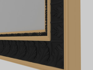 Classic Picture Frame for picture 100x80 cm Model 3D