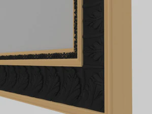 Classic Picture Frame for picture 100x80 cm 3D Model