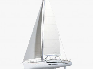 Iate Beneteau Oceanis 50 Modelo 3D