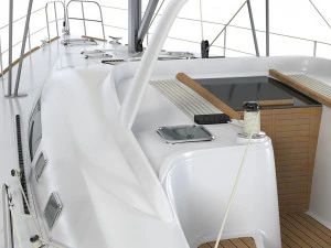 Beneteau Oceanis 50 Yacht 3D Model