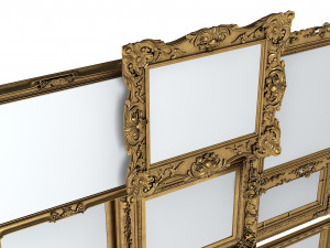 Grand Picture Frame Set 3D Model