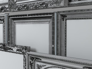 Grand Picture Frame Set 3D Model