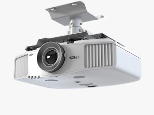 Epson Projector With Ceiling Mount 3D Model