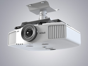 Epson Projector With Ceiling Mount Modelo 3D
