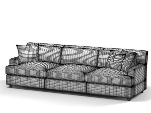 Baker jaques garcia 3766-97 modern contemporary sofa 3D Model