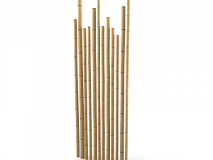 Bamboo Stem Dry oriental interior decoration 3D 모델