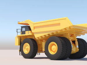 Mining Truck Model 3D