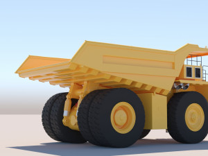 Mining Truck Model 3D