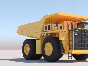 Mining Truck Model 3D
