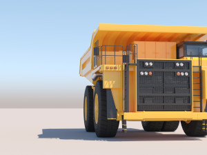 Mining Truck Model 3D