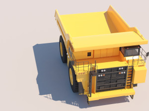 Mining Truck Model 3D
