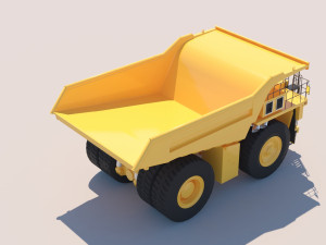 Mining Truck Model 3D