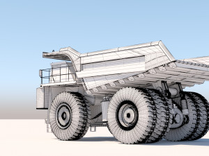 Mining Truck Model 3D