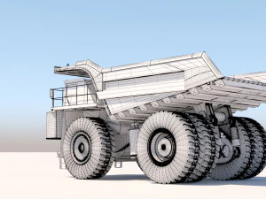 Mining Truck 3D Model