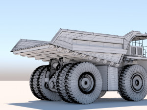 Mining Truck Model 3D