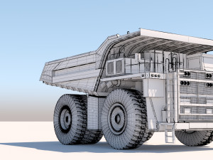 Mining Truck Model 3D