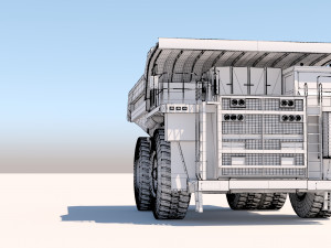 Mining Truck Model 3D