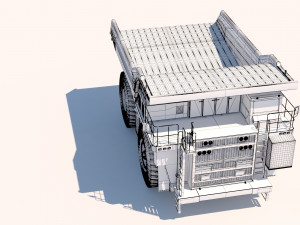 Mining Truck Model 3D