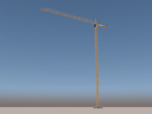 Tower Crane 3D मॉडल