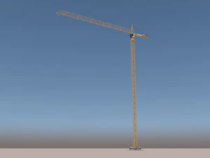 Tower Crane 3D Model
