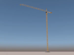 Tower Crane 3D Model