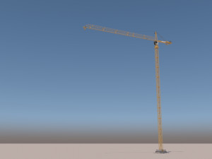 Tower Crane 3D मॉडल
