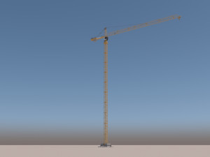 Tower Crane 3D मॉडल