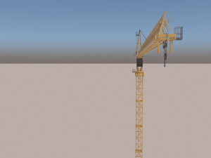 Tower Crane 3D मॉडल
