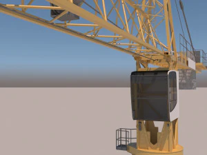 Tower Crane 3D Model