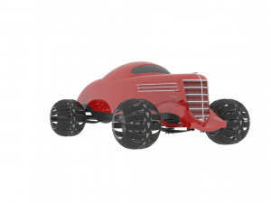Dune Car 3D Model