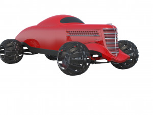 Dune Car 3D Model