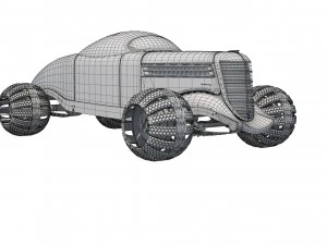 Dune Car 3D Model