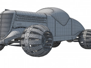 Dune Car 3D Model