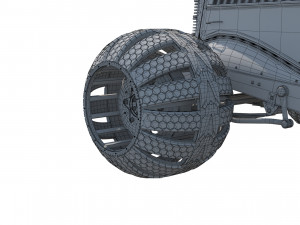 Dune Car 3D Model