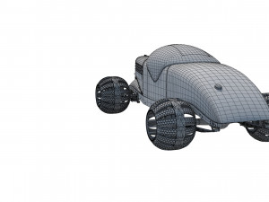 Dune Car 3D Model
