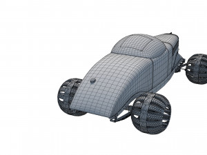 Dune Car 3D Model