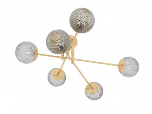 Glass Ball Chandelier Modelo 3D